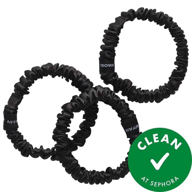 The Silk Scrunchie: Gentle Silk Hair Ties – No Crease, Anti-Breakage Hair Accessories – 3 Pack Elegant Silk Scrunchies for Hair