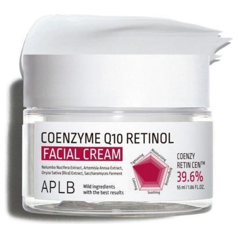 APLB Coenzyme Q10 Retinol Facial Cream  55ml | Advanced Anti-Aging & Skin Repair Moisturiser