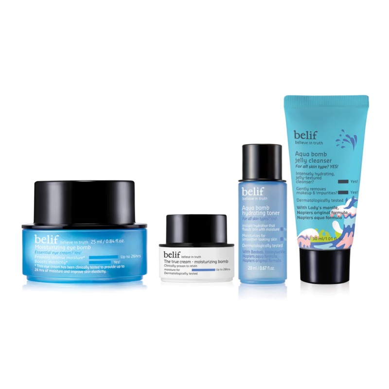 Belif 4-Piece Moisture Bursting Eye Bomb Set – $64 Value