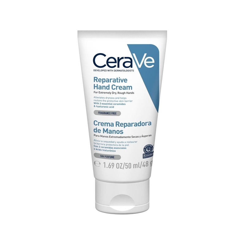 CeraVe Repairing Hand Cream: Ultimate Relief for Dry, Cracked Hands – Ceramide Formula, Fragrance-Free, Deeply Moisturizing (1.69 fl oz)