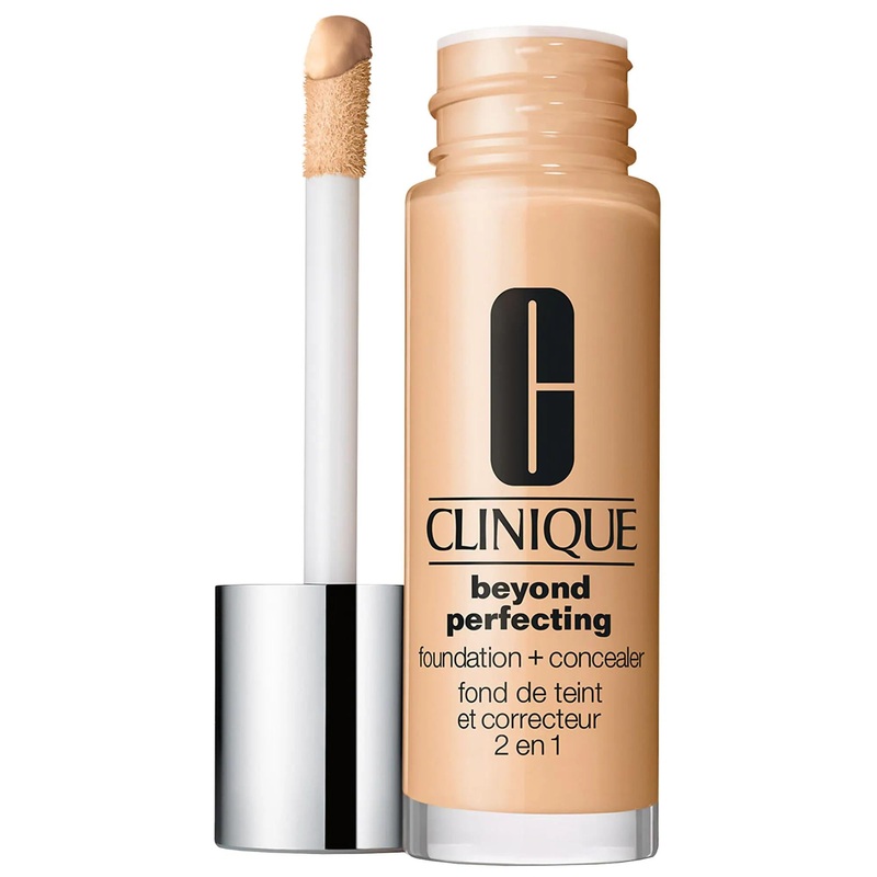 Clinique Beyond Perfecting Foundation + Concealer – Long-Lasting, Full-Coverage, Oil-Free Makeup for All Skin Types