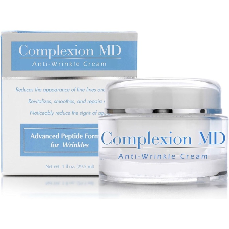 Complexion MD Anti-Wrinkle Cream  29.5ml | Powerful Anti-Aging, Peptide-Infused Moisturizer
