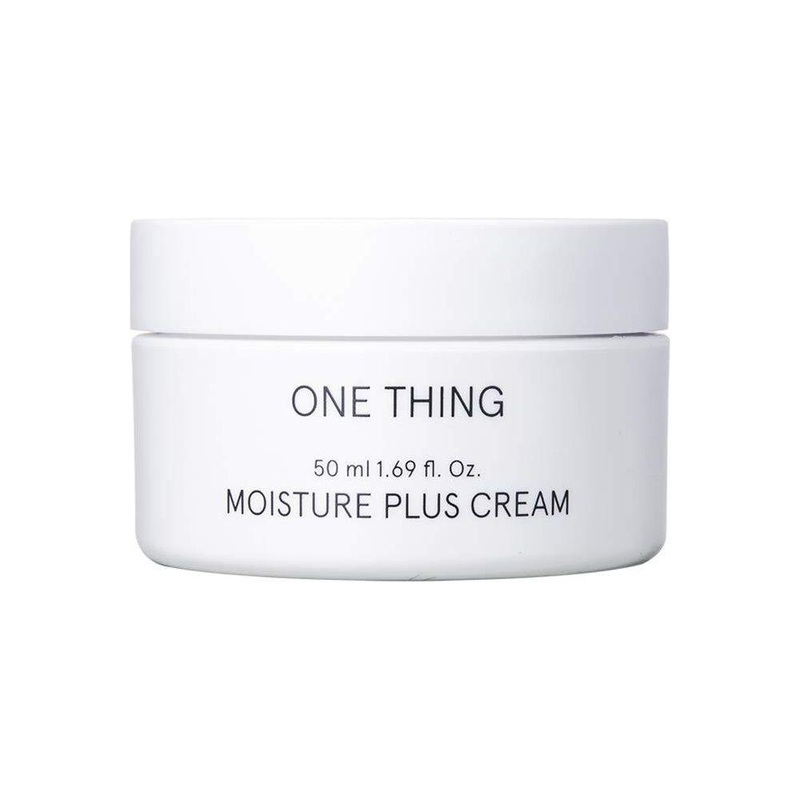 ONE THING Moisture Plus Cream  50ml | Soothing Daily Moisturiser with Green Tea Water, Birch Sap & Hyaluronic Acid