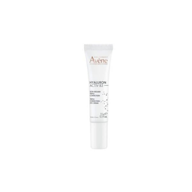 Avene Hyaluron Activ B3 Eye Cream: Triple Correction for Dark Circles, Wrinkles & Sensitive Skin – Hydrating Hyaluronic Acid & Niacinamide Formula