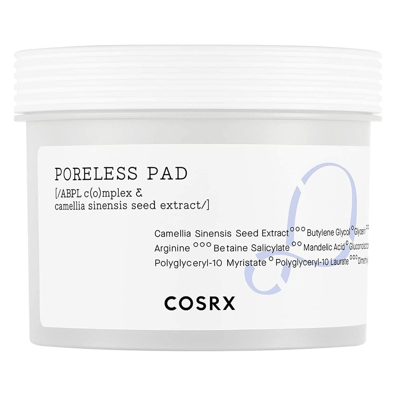 COSRX Poreless Pad  70 Sheets | 3-in-1 Toner Pads for Exfoliating, Tightening & Balancing Pores