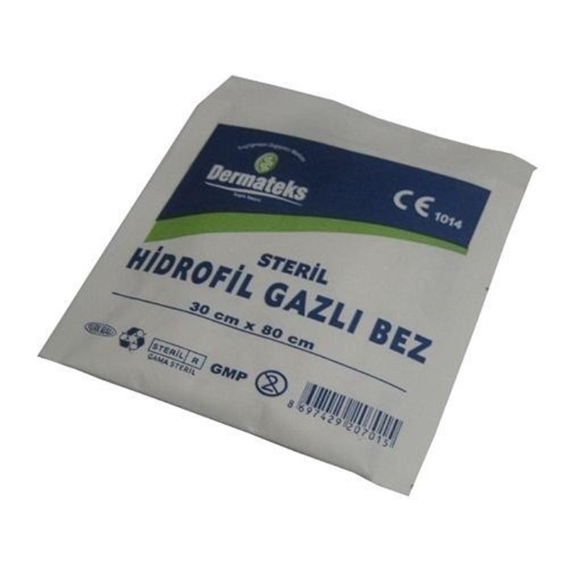 Dermateks Sterile Hydrophilic Gauze Pad – Absorbent Wound Dressing for Medical Use