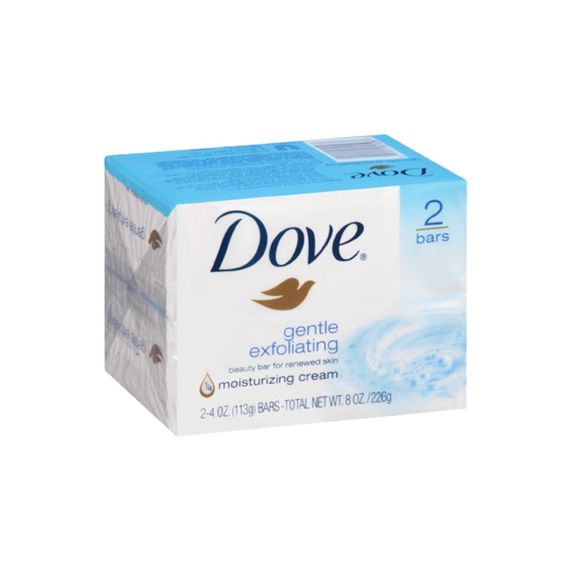 Dove Gentle Exfoliating Soap 2 Bars