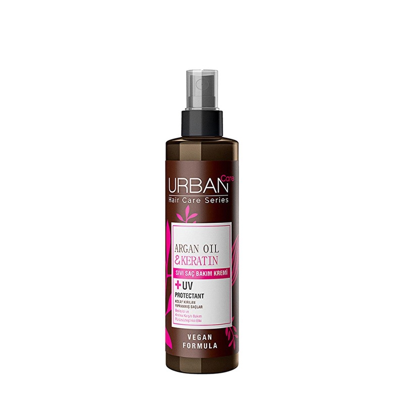 Urban Care Argan Oil & Keratin Anti-Breakage Hair Serum: Repair, Nourish & Strengthen Dry, Damaged Hair – Paraben-Free Leave-In Conditioner