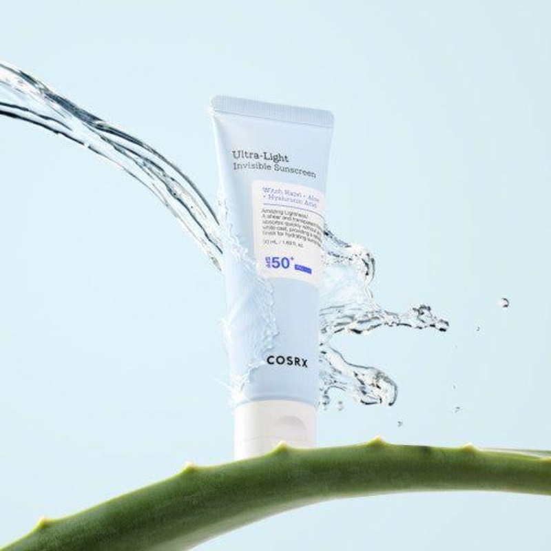 COSRX Ultra-Light Invisible Sunscreen SPF50 PA++++ (50ml) | Lightweight, Hydrating & Non-Greasy Protection