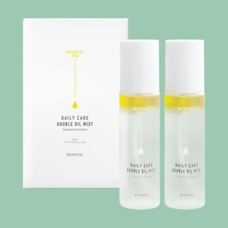 EUNYUL Daily Care Double Oil Mist  100ml (2 Pack) | Hydrating & Nourishing Face Mist