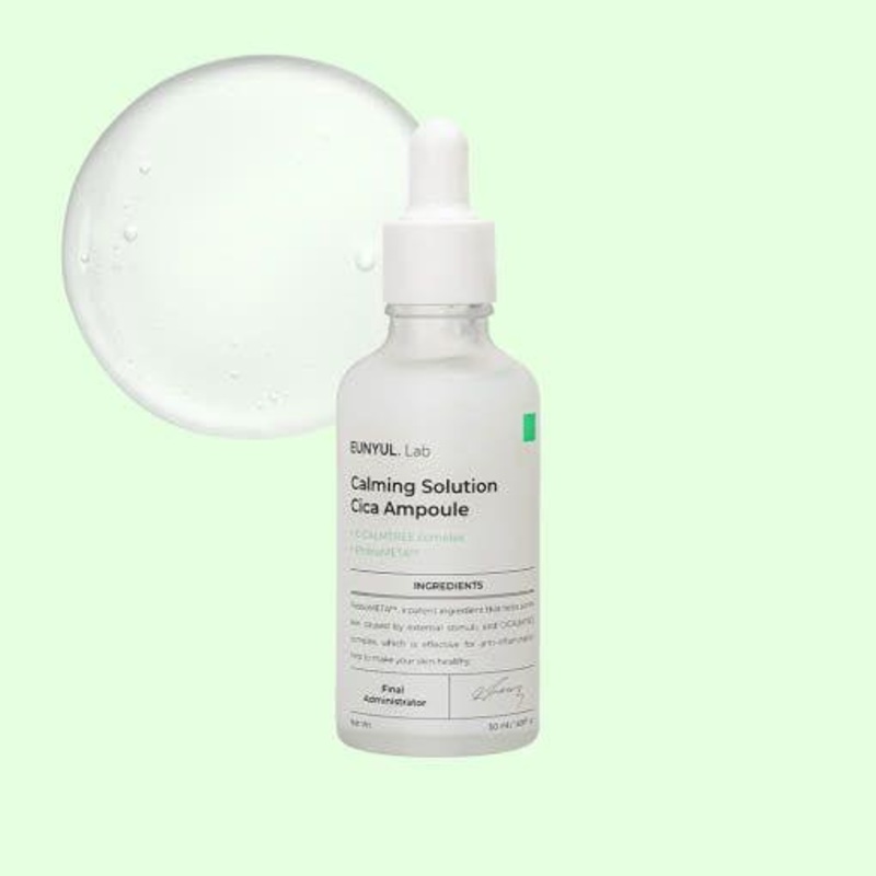 EUNYUL Lab Calming Solution Cica Ampoule  50ml | Hydrating & Barrier-Strengthening Ampoule for Sensitive Skin