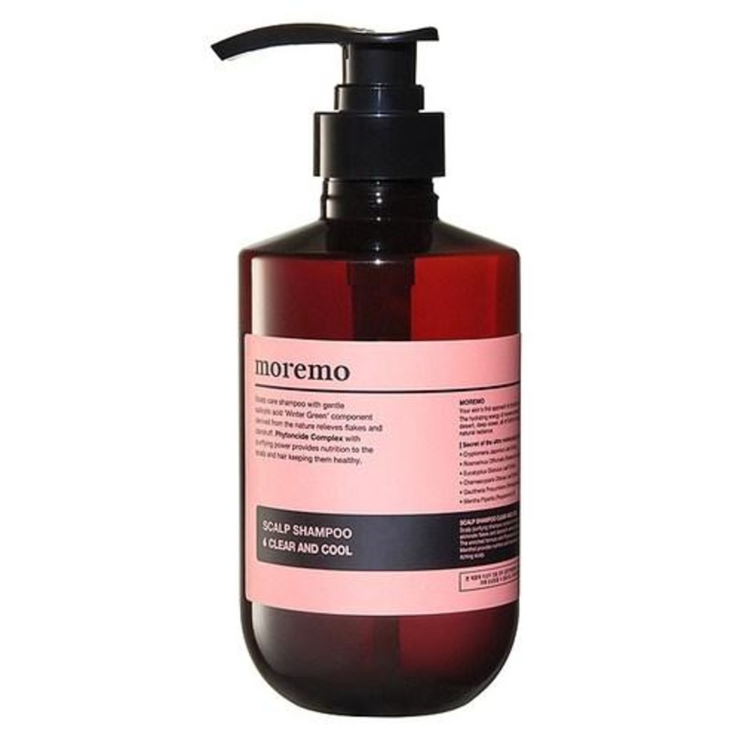 Moremo Scalp Shampoo Clear and Cool  500ml | Deep-Cleansing & Cooling Scalp Care