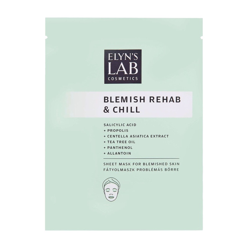 Elyns Lab Blemish Rehab & Chill sheet mask, 1 Count