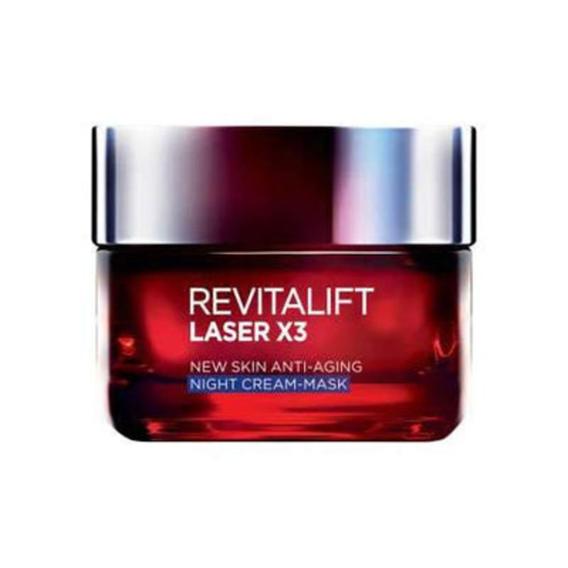 L’Oreal revitalift laser x3 new skin anti-aging night cream-mask
