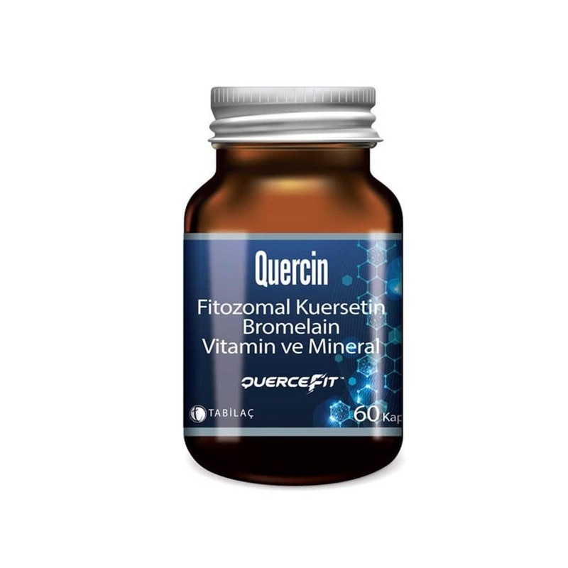 Quercin Fitozomal Quercetin Bromelain Dietary Supplement – 60 Capsules with Antioxidant & Immune Support