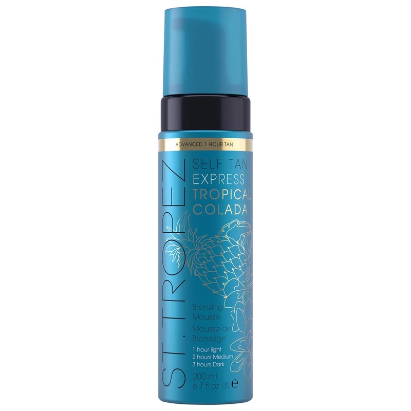 St. Tropez Self Tan Express Bronzing Mousse: Customizable, Streak-Free, Natural DHA for a Perfect Sunless Tan