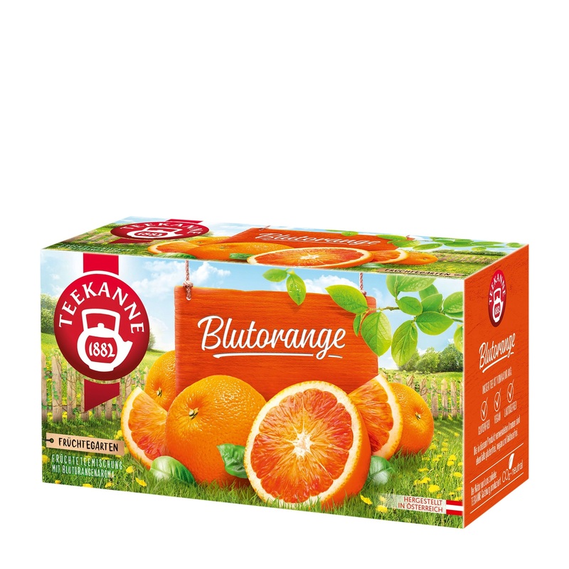Teekanne Blood Orange fruit tea, 20 Count