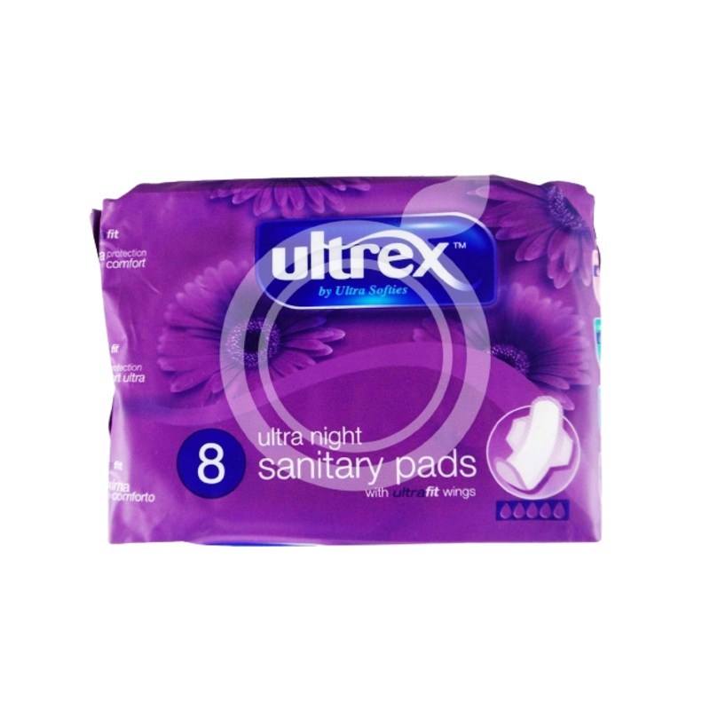 Ultrex 8 Ultra Night Sanitary Pads