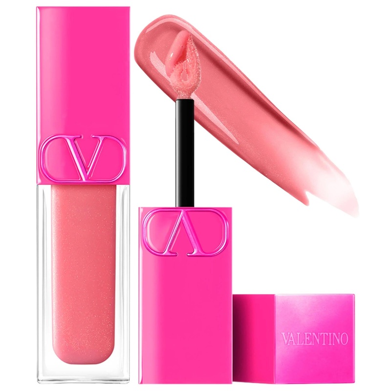 Valentino Puffer Complex Lip Plumper Gloss: Get Fuller, Hydrated, Smooth Lips with High Shine | Sensitive Lips Friendly