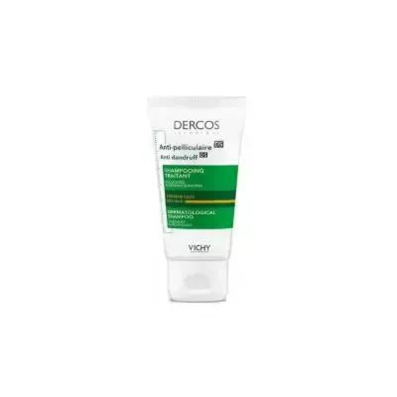Vichy Dercos Anti Dandruff Shampoo for Dry Hair – 50ml – Soothe Itch, Eliminate Flakes & Hydrate Dry Scalp