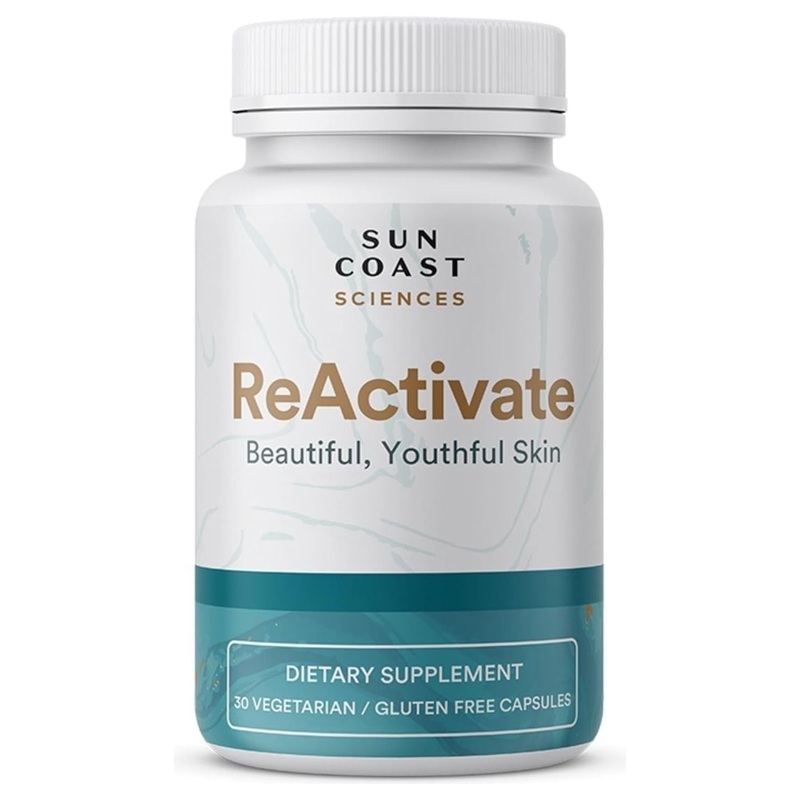 Vitalifi Reactivate Beautiful, Youthful Skin  30 Capsules | Collagen-Boosting Anti-Ageing Supplement