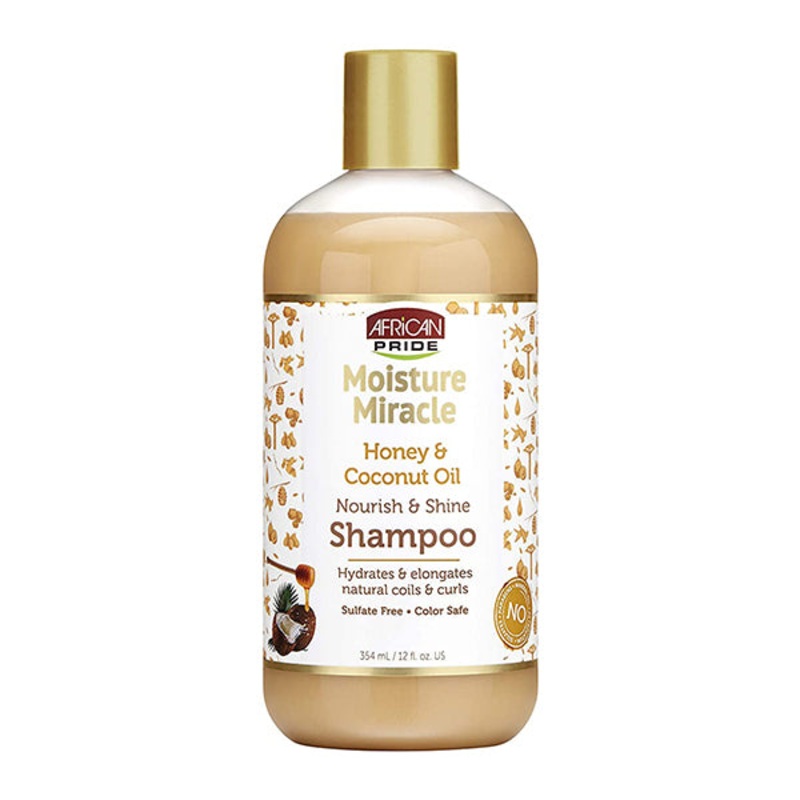 African Pride Moisture Miracle Honey & Coconut Oil Shampoo 473ml