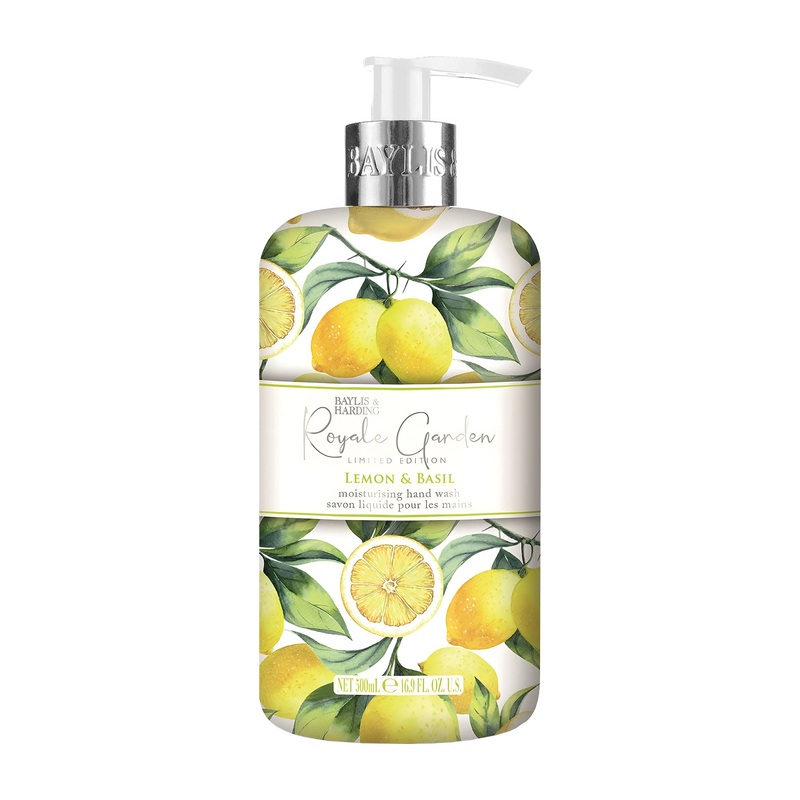 Baylis & Harding Royale Garden lemon & basil hand wash, 500 mL