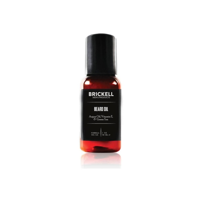 Brickell Beard Oil  29ml | Hydrating & Conditioning Formula for a Soft, Healthy Beard