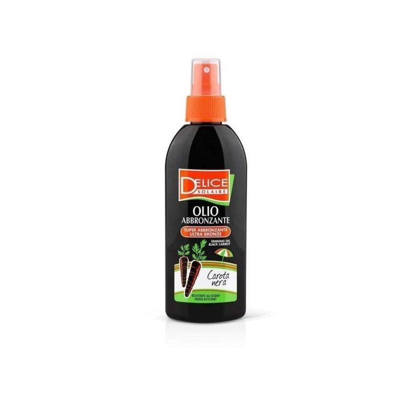 Delice Bronzla_trc Siyah Havu Ya_ 150 ml – Tanning Oil with Black Carrot Extract & UVA/UVB Protection
