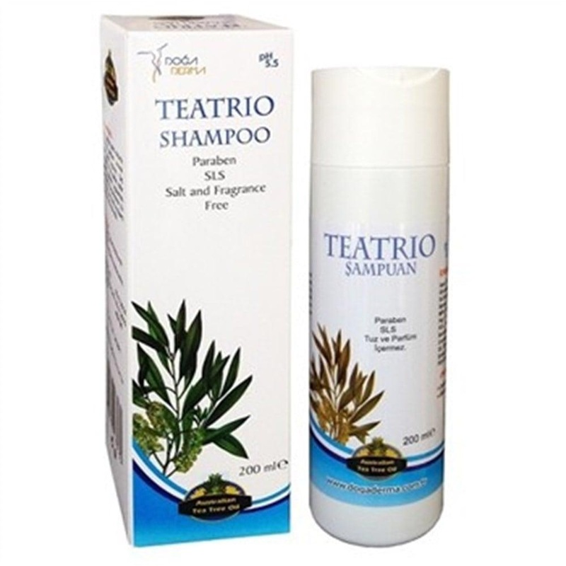 Teatrio Natural Shampoo with Tea Tree Oil – 6.76 fl oz, Nourishing Hair Care for Sensitive Scalp