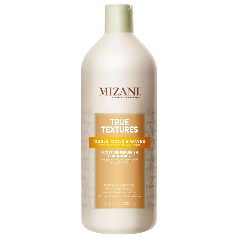 True Textures Moisture Replenish Conditioner: Define Curls, Control Frizz, and Hydrate Dry Hair with Coconut, Marula & Olive Oils.