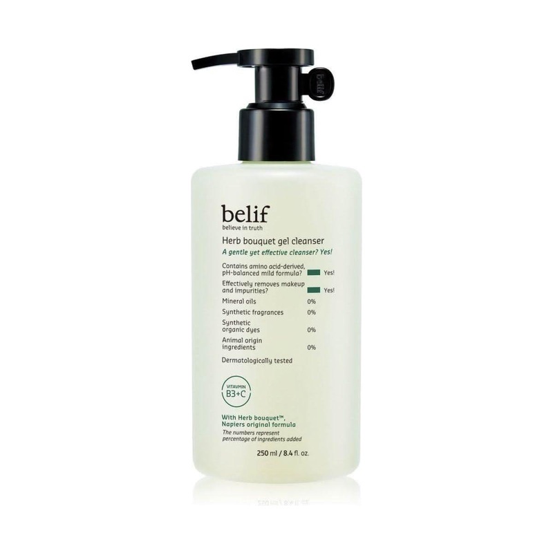 belif Herb Bouquet Gel Cleanser  160ml | Hypoallergenic, pH-Balanced Cleanse with 90% Natural Ingredients