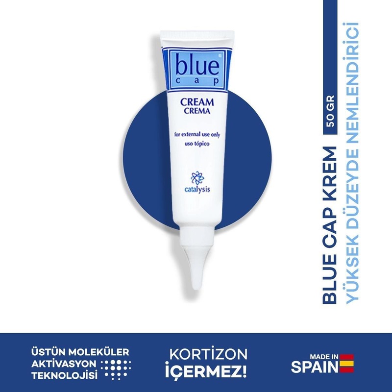 Blue Cap Moisturizing Cream – Intense Hydration for Dry Skin Relief, Cortisone-Free, Natural Ingredients