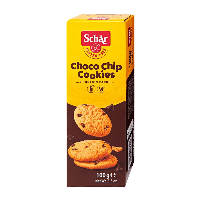 Schr Choco Chip gluten-free cookies, 100 g