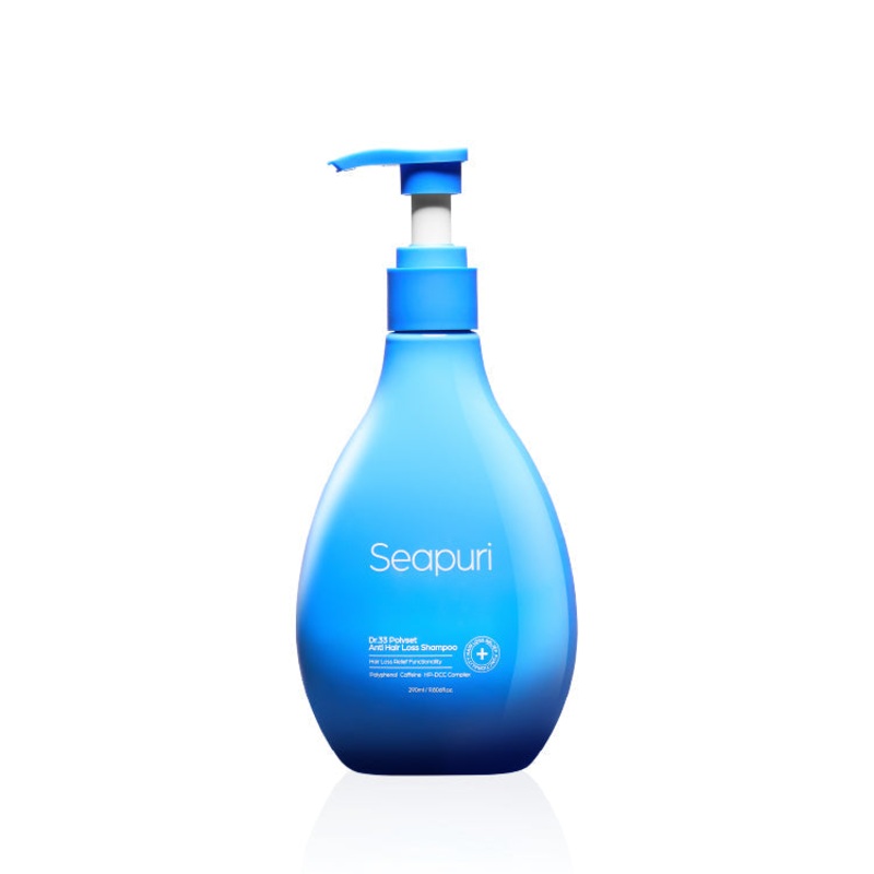 Seapuri Dr.33 Polyset Anti Hair Loss Shampoo  290ml | Strengthening & Volumising Shampoo for Thinning Hair