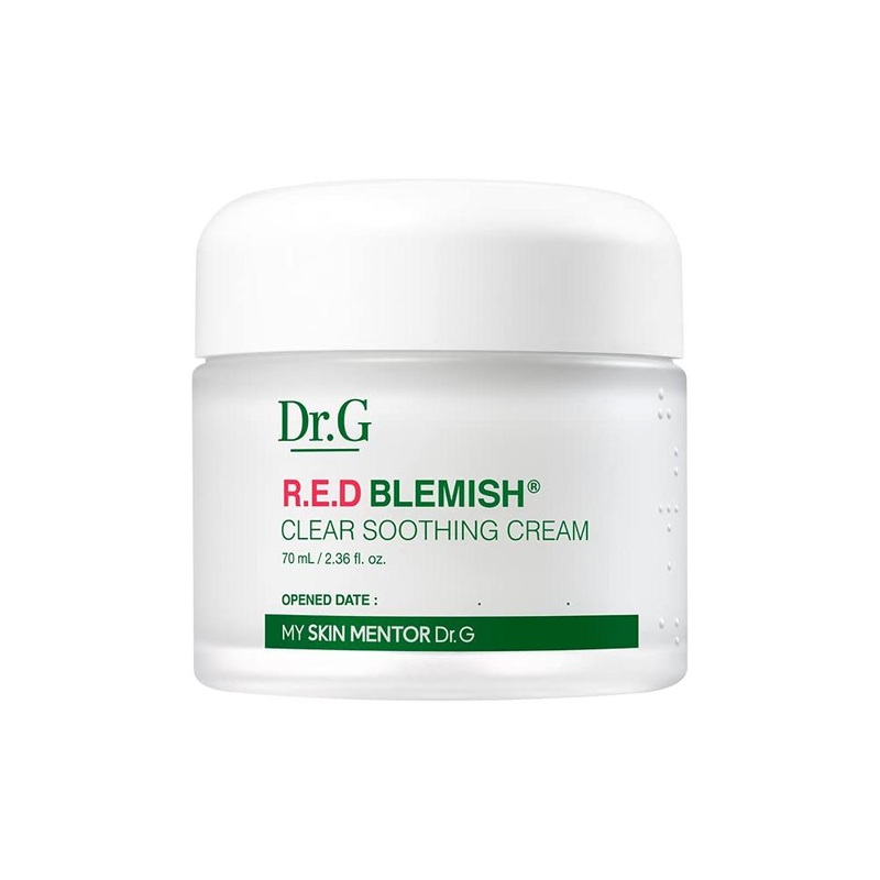 Dr.G Red Blemish Clear Soothing Cream  – 70ml  Hydration & Redness Relief 70Ml 2.36 Fl Oz (Pack Of 1)