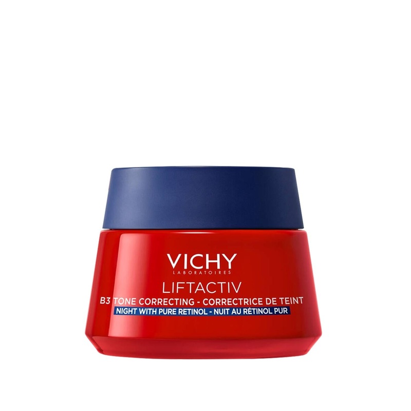 Vichy Liftactiv B3 Retinol Night Cream – Anti-aging Skincare for Uniform Skin Tone, 1.69 fl oz