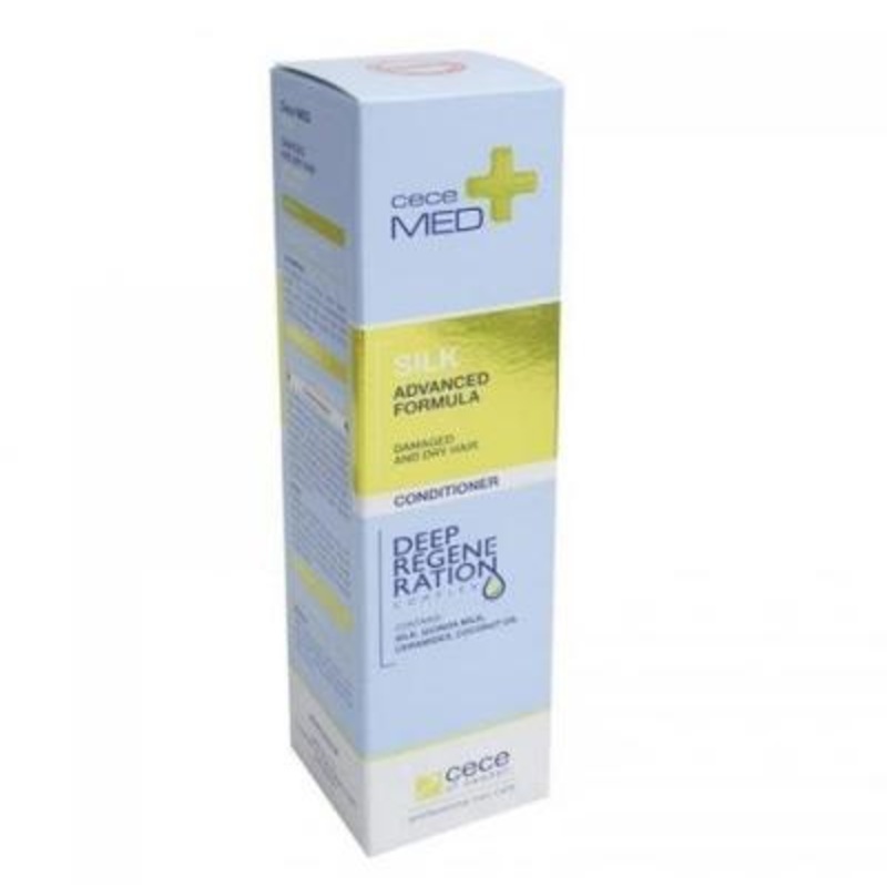 CeceMed Silk Damaged And Dry Hair Conditioner – Moisturizing & Repairing Hair Care for Dry, Damaged Locks