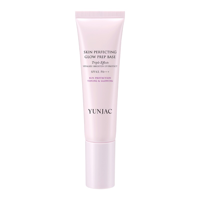 YUNJAC Skin Perfecting Glow Prep Base SPF43 PA+++ – 30ml | Brightening & Radiance-Boosting Primer