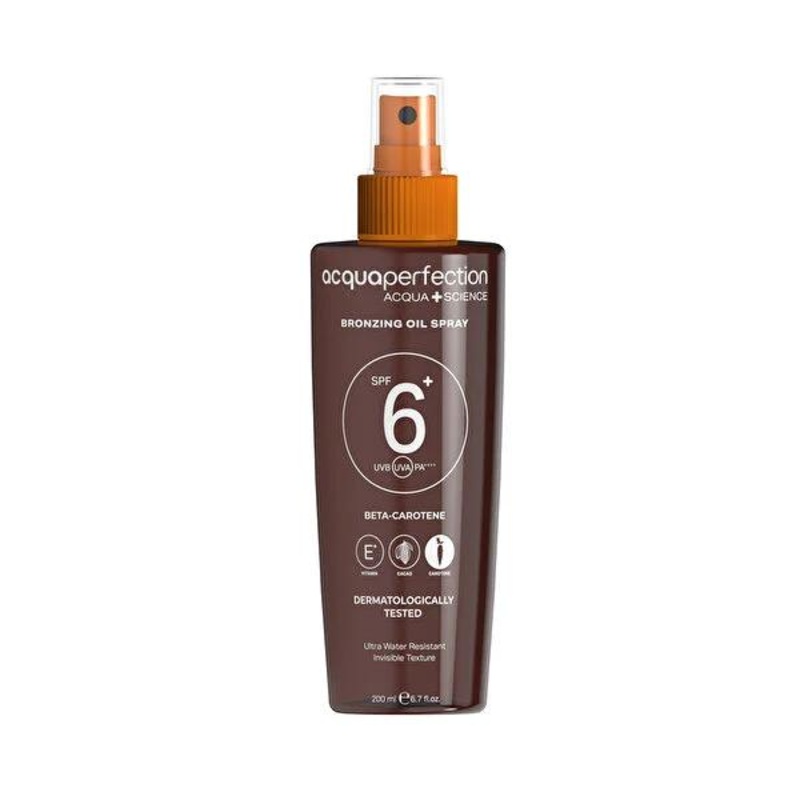 Acqua Perfection Bronzing Oil Spray SPF6 – Non-Greasy Sun Care & Tanning Aid