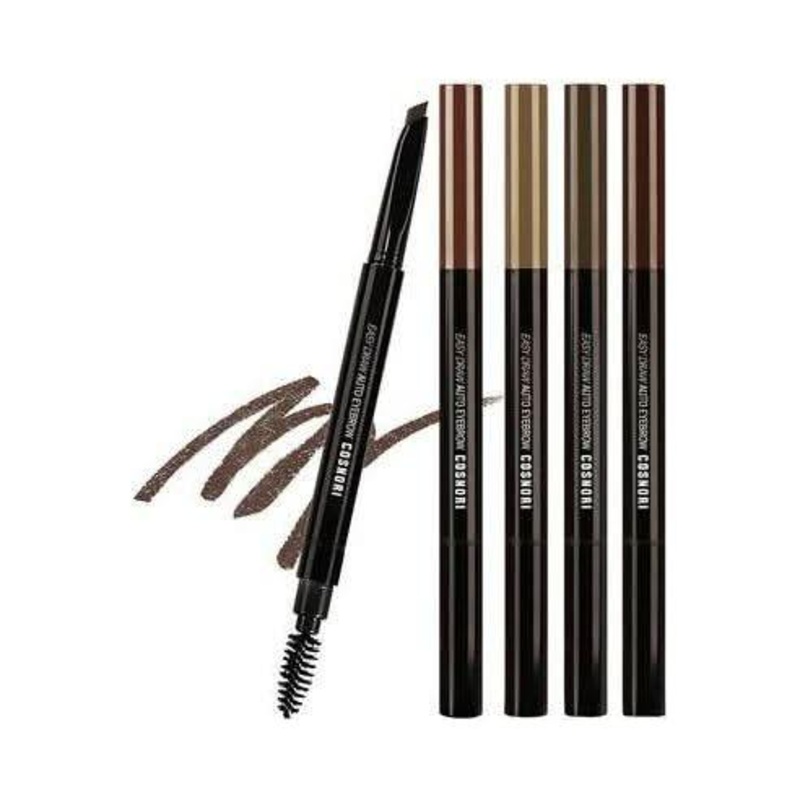 COSNORI Easy Draw Auto Eyebrow – 0.3g (4 Colors) | Precision & Natural Definition #01 Brownie