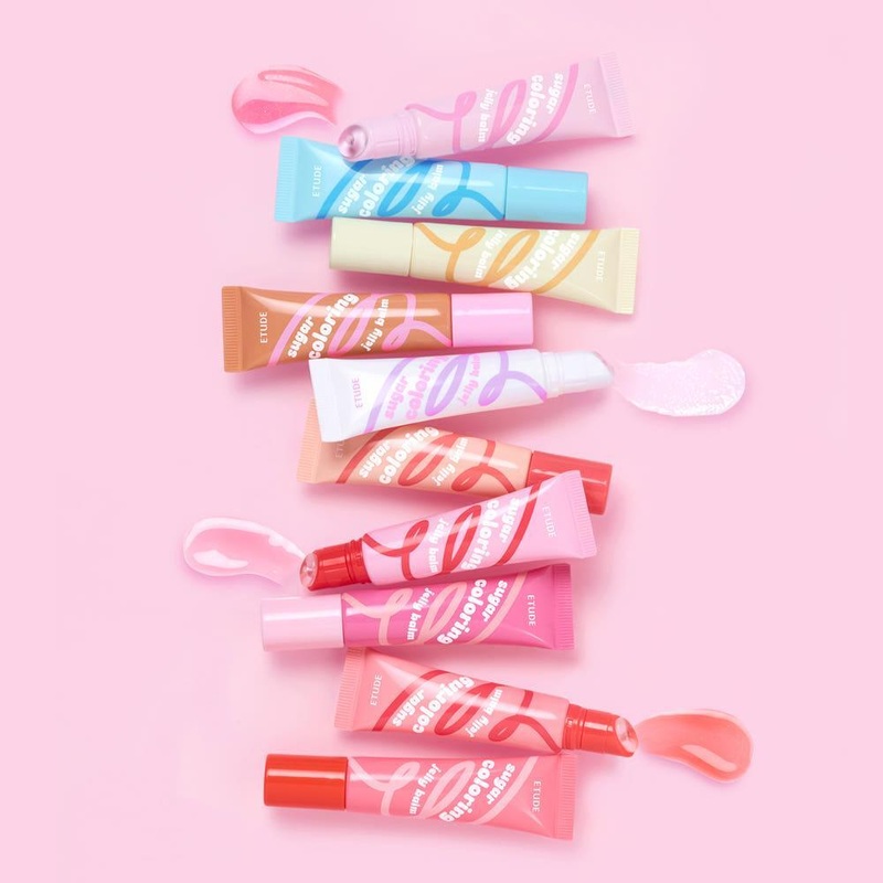 ETUDE Sugar Coloring Jelly Balm  9g | Hydrating, Tinted Lip Balm with Jelly-Like Shine 01 Glaze