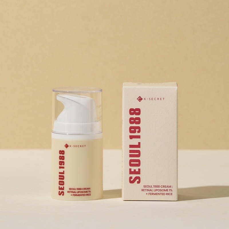 K-SECRET SEOUL 1988 Cream: Retinal Liposome 1% + Fermented Rice – 50ml | Anti-Aging & Firming Care
