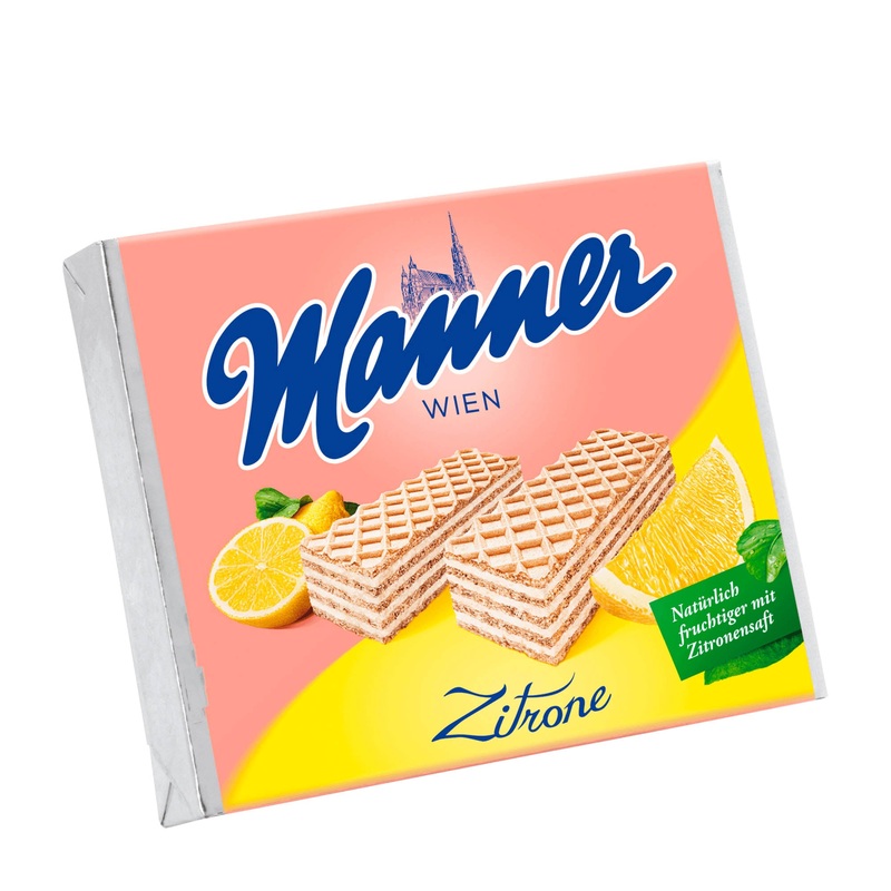 Manner Lemon Wafer Bars, 75 g