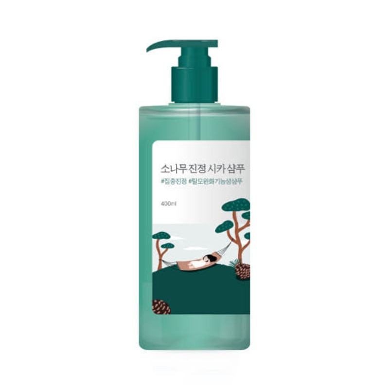 Round Lab Pine Calming Cica Shampoo  400ml | Scalp-Soothing & Hair Loss Care