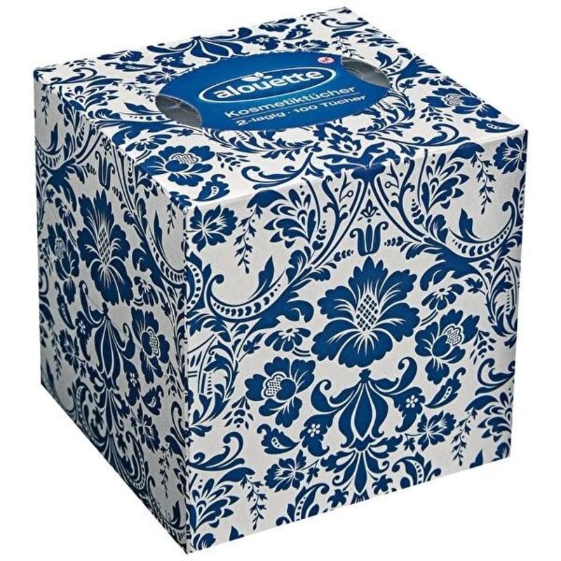 Alouette Soft Facial Tissues – 100 Count – Gentle, Disposable Face Wipes for Daily Cleansing & Makeup Removal – Sensitive Skin Friendly