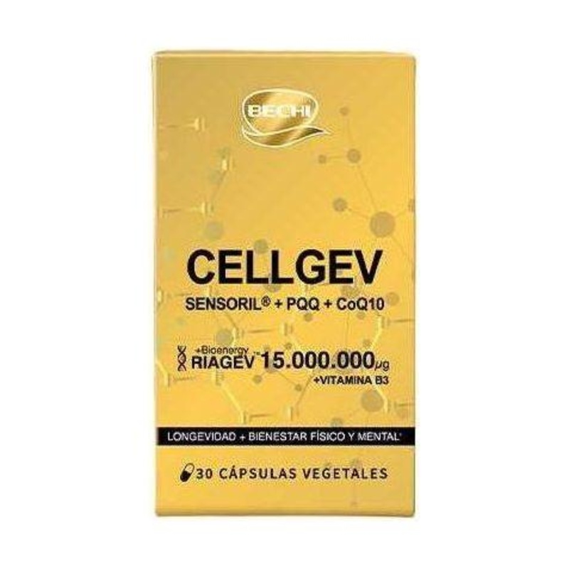 BECHI Cellgev Sensoril+PQQ+CoQ10  4th Generation Cellular Energy Booster 1 unit