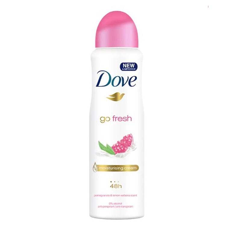 Dove Go Fresh Antiperspirant Pomegranate And Lemon Verbena Deodorant Spray 250ml