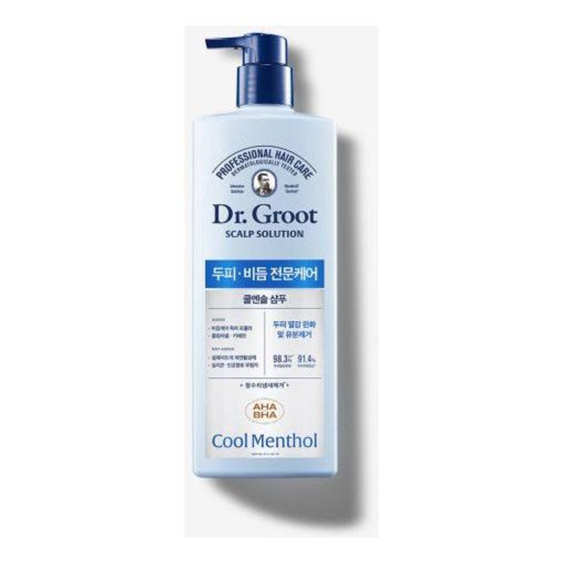 Dr.Groot Scalp Solution Shampoo Cool Menthol  700ml | Deep Cleansing & Dandruff Control