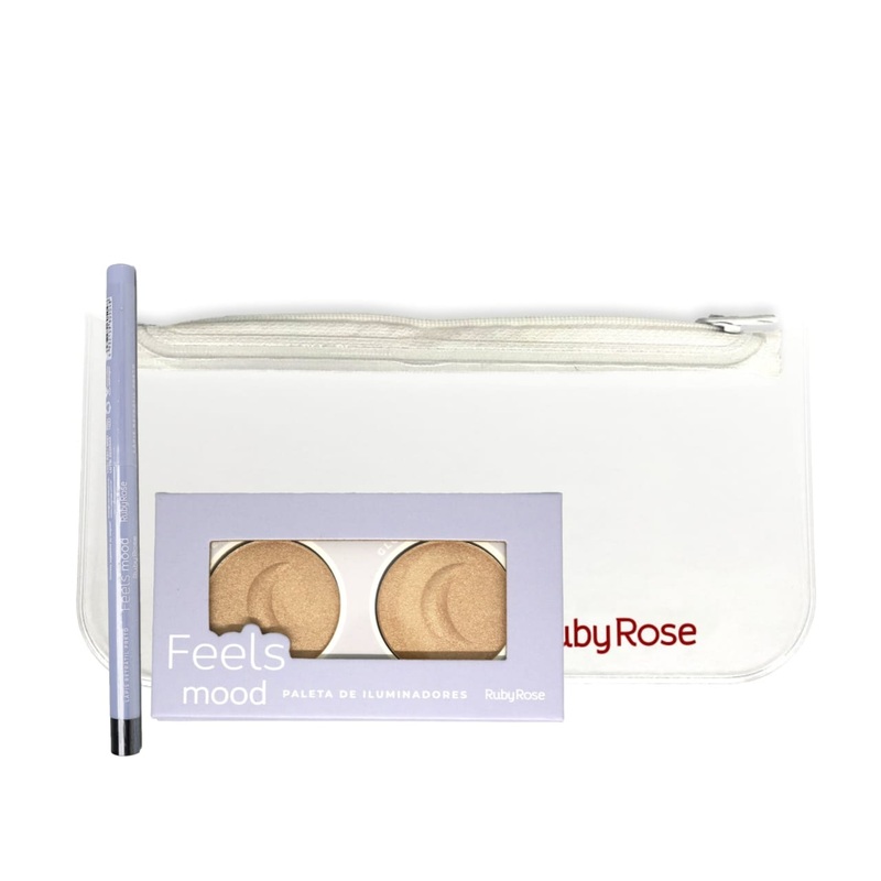 Ruby rose Feels Mood Illuminator Palette (HB-7525-light) + Kajal + FREE POUCH